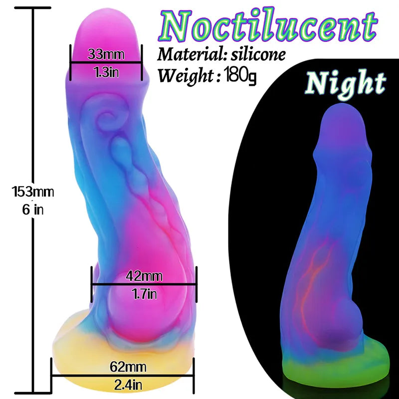 Glow In A Dark ''Dragon'' Dildos Collection ββ€