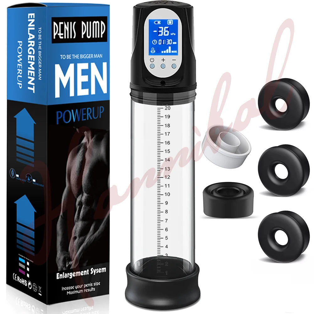 Electric Vacuum Penis Enlargement Enhancer - Bigger, Harder, More Satisfying Performance!