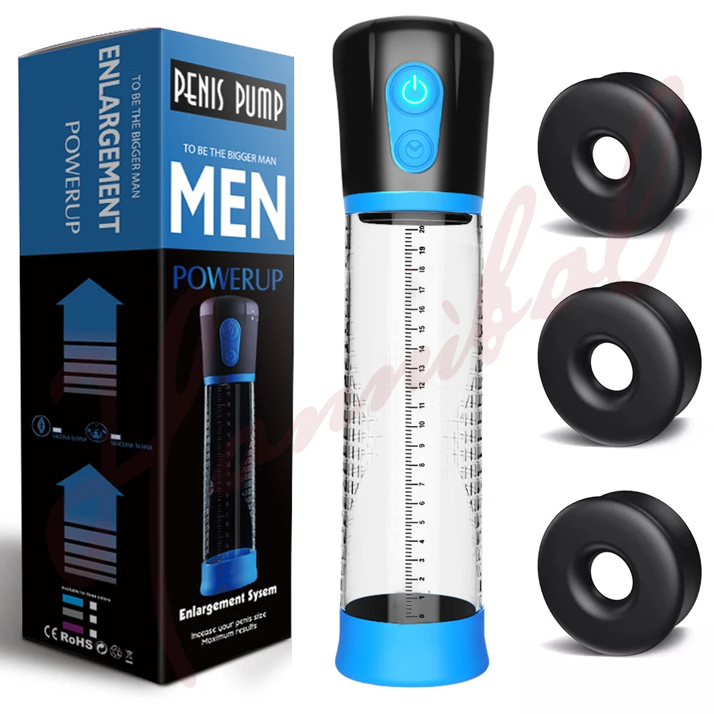 Electric Vacuum Penis Enlargement Enhancer - Bigger, Harder, More Satisfying Performance!