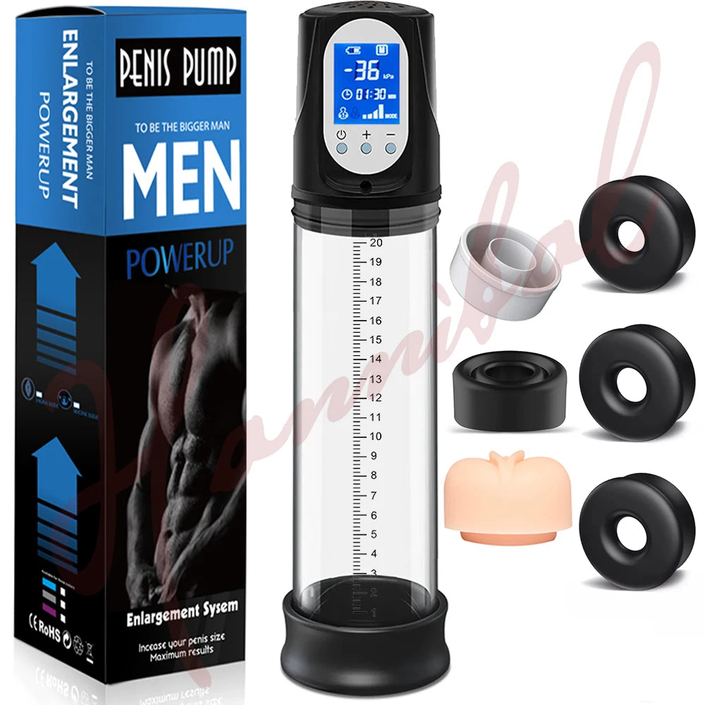 Electric Vacuum Penis Enlargement Enhancer - Bigger, Harder, More Satisfying Performance!