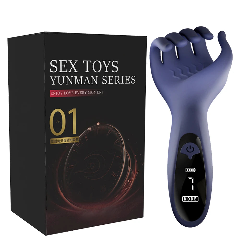Handjob Masturbator Massage Glans Vibrator