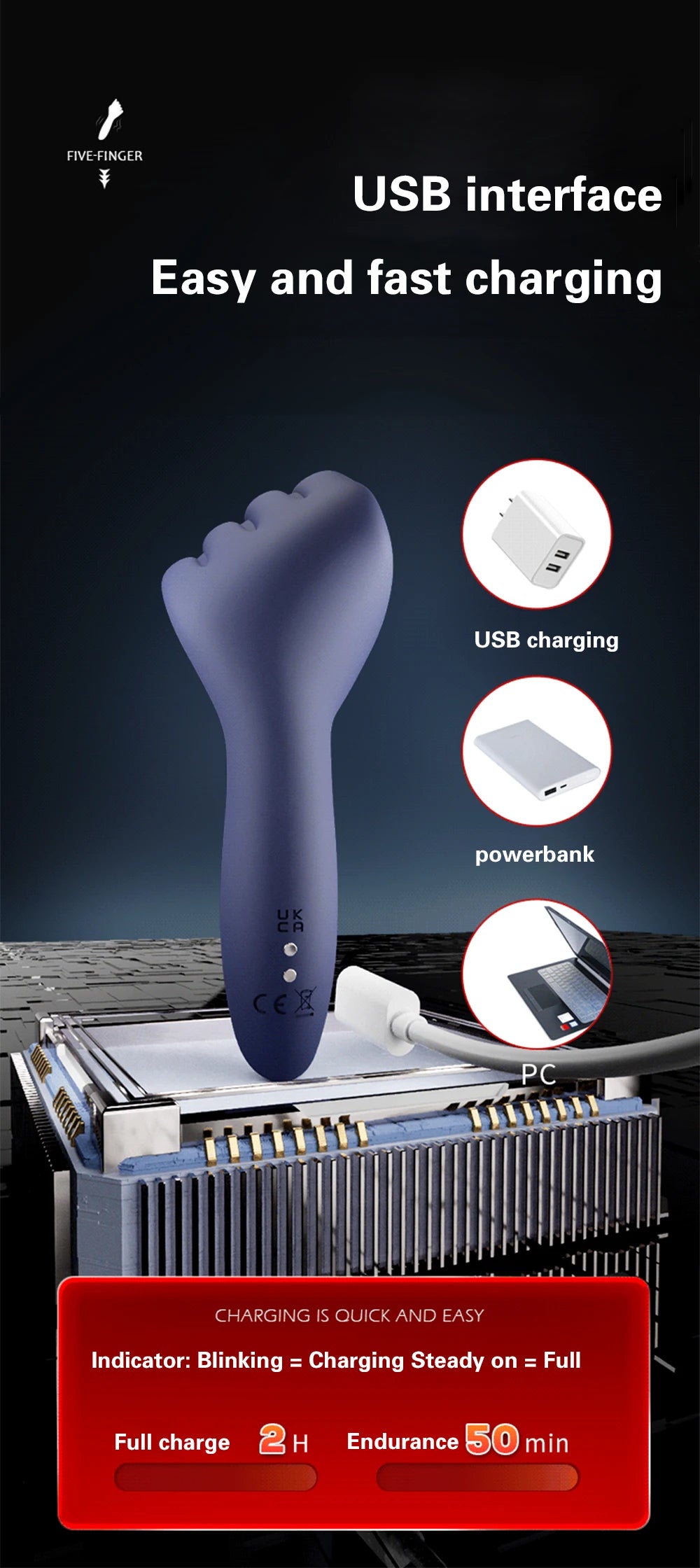Handjob Masturbator Massage Glans Vibrator