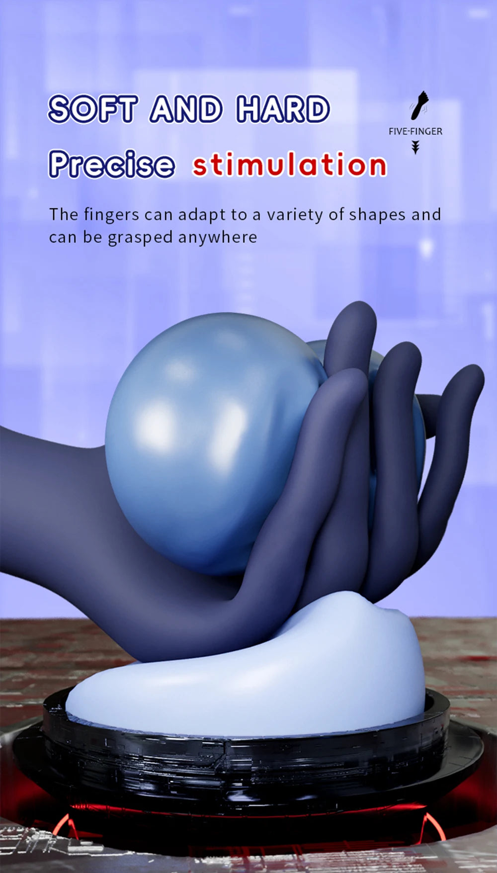 Handjob Masturbator Massage Glans Vibrator