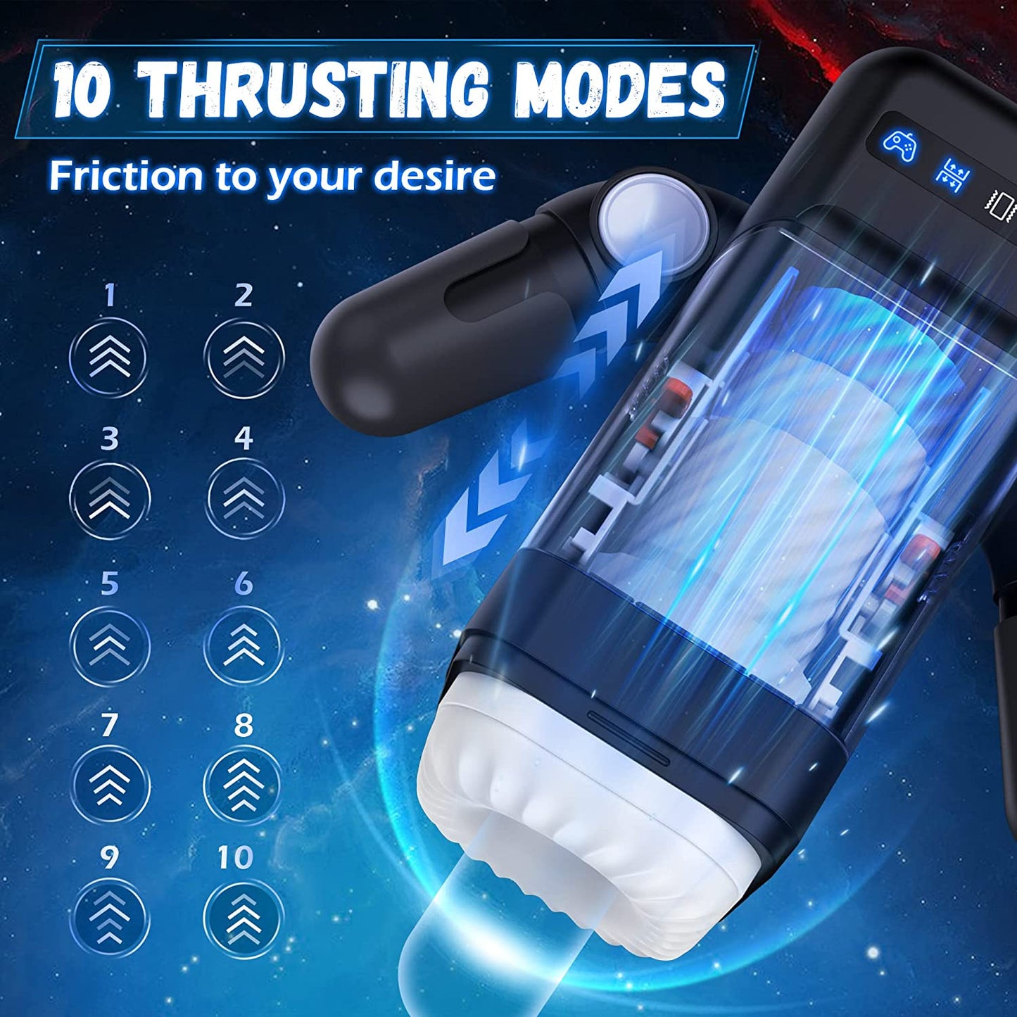 Thrusting Masturbation Trainer ''Bouncer'' with Phone Holder