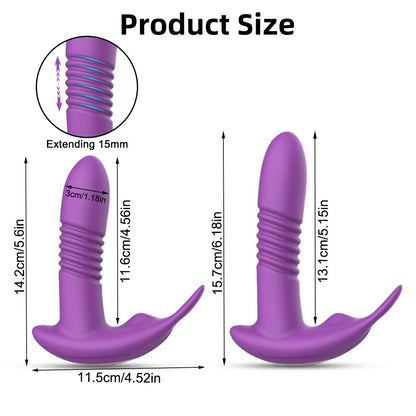 Thrusting Vibrator Dildo ''Bunny'' G Spot Stimulator