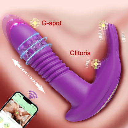 Thrusting Vibrator Dildo ''Bunny'' G Spot Stimulator